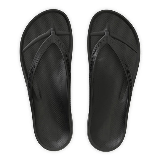 LIGHTFEET ARCH SUPPORT JANDALS - BLACK