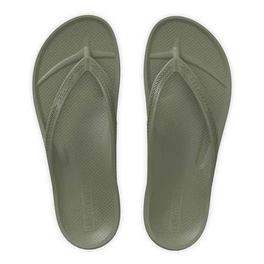 LIGHTFEET ARCH SUPPORT JANDALS - KHAKI