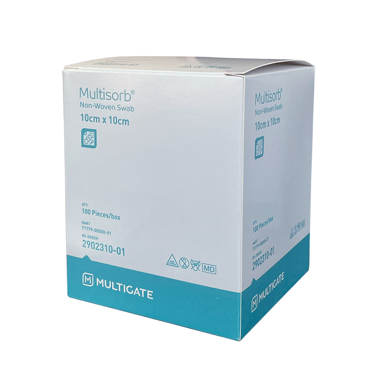 MULTISORB GAUZE SWABS - NON STERILE (PACK-100)